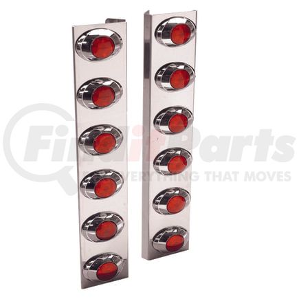 10742402 by PANELITE - AIR CLEANER LITE BAR PAIR PB 378/379/388/389 REAR STD W/X3RG2-LED LIGHTS (6)