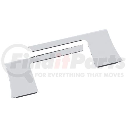 10975913 by PANELITE - ONE PIECE 3D CAB/COWL PAIR PB 389 GLIDER 4" WIDE W/ 3/4" RD UNDERLIT LED (9)