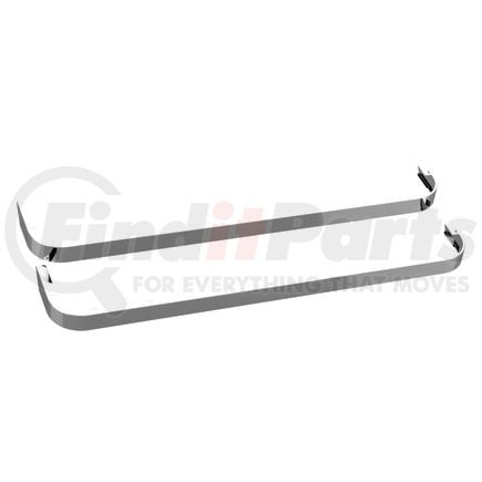 10982072 by PANELITE - SLEEPER SKIRT PAIR PB 567/579 '18+ 80" LONG 3" WIDE CAB EXHAUST W/O EXT BLANK