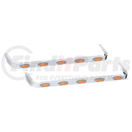 10982185 by PANELITE - SLEEPER SKIRT PAIR PB 389 '18+ 72" LONG 3" WIDE W/M1 AMBER LED (5)