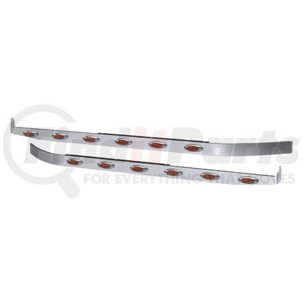 10982543 by PANELITE - SLEEPER SKIRT PAIR PB 579 44" LONG W/EXT W/M5 AMBER LED (6)