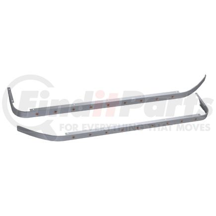 10982980 by PANELITE - SLEEPER SKIRT PAIR PB 567/579 72" LONG UNDERBODY EXH W/ 3/4" RD AMBER LED (9)