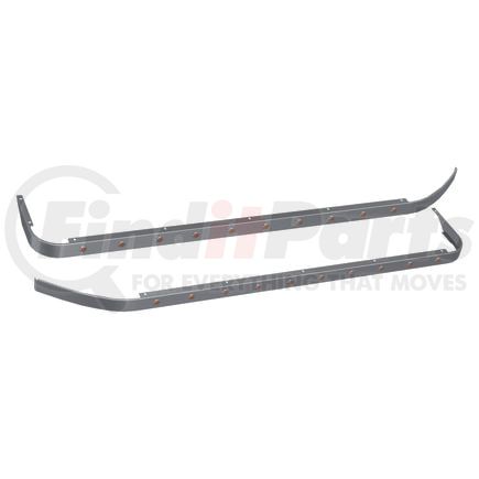 10982983 by PANELITE - SLEEPER SKIRT PAIR PB 567/579 80" LONG UNDERBODY EXH W/ 3/4" RD AMBER LED (10)