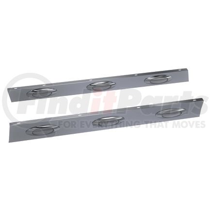 Panelite 10992149 Sleeper Skirt Kit CAB SKIRT PAIR PB 389 SH '18+ USE W/OEM COWL 4" WIDE W/M1 AMBER CLEAR LED (3)