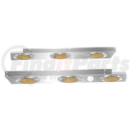 10992219 by PANELITE - CAB SKIRT PAIR PB 579 SH 2.5" WIDE W/M1 AMBER LED (3) W/2 BH