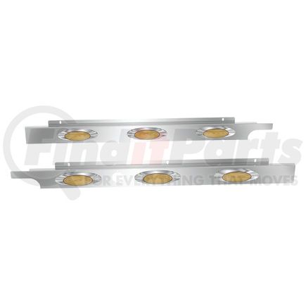 10992213 by PANELITE - CAB SKIRT PAIR PB 567 SBA/579 LH 3" WIDE W/M1 AMBER LED (3) W/BH