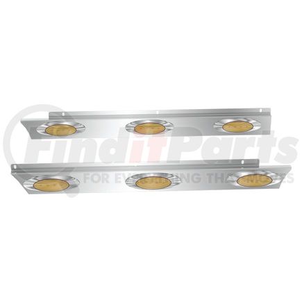 10992239 by PANELITE - CAB SKIRT PAIR PB 567 SH SBA 2.85" WIDE CAB EXH W/M1 AMBER LED (3)