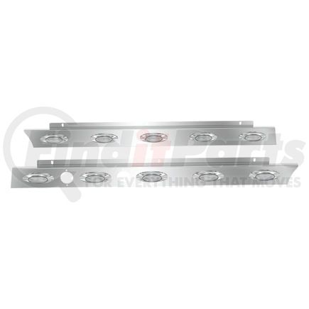 10992653 by PANELITE - CAB SKIRT PAIR PB 567 FORWARD 2.85" WIDE W/M5 AMBER CLEAR LED (5) W/2BH