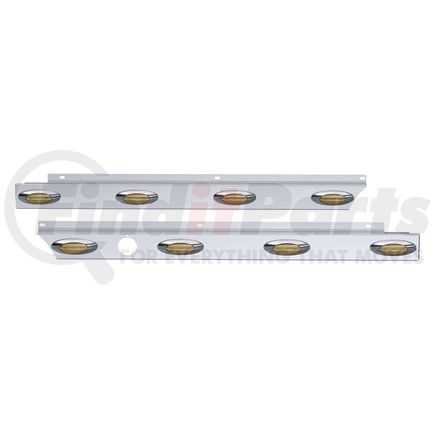 10992686 by PANELITE - CAB PANEL PAIR PB 579 ULTRALOFT SHORT HOOD 2.5" WIDE (4) M5 LEDS W/BH SS