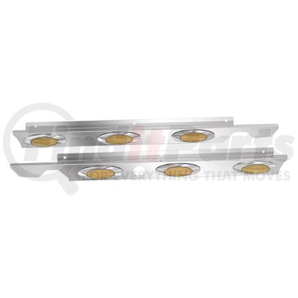 10996125 by PANELITE - CAB PANEL, PAIR, PB MLU 579 SH (118") CME, W/(3) M1 AMBER LED & W/(1) BH