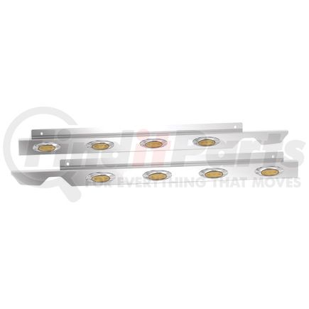 10996507 by PANELITE - CAB PANEL PAIR PB MLU 579 SH (118" BBC) 2.5" WIDE W/(4) M5 AMBER LED & (1) BH SS