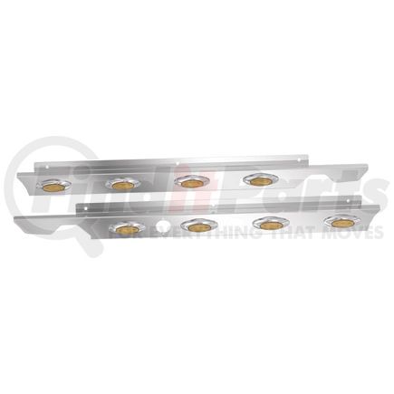 10996530 by PANELITE - CAB PANEL, PAIR, PB MLU 579 SH, CME, (DR 3"/PS 2.75"), W/(4) M5 AMBER LED