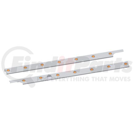 10996912 by PANELITE - CAB SKIRT PB 567 SBA/579 LH CAB EXH 3" WIDE W/ 3/4" RD AMBER LED (7) W/BH