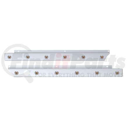 10996937 by PANELITE - CAB PANEL PAIR PB 579 ULTRALOFT SHORT HOOD 2.5" WIDE (6) 3/4" RD LEDS W/BH SS