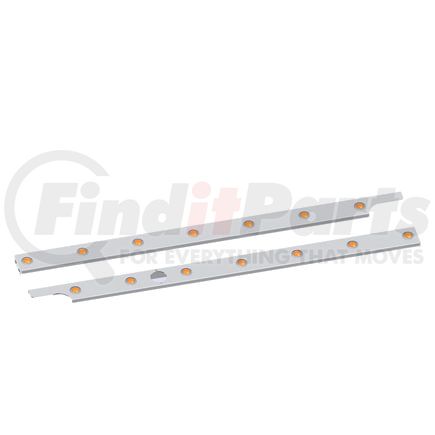 10996929 by PANELITE - CAB SKIRT PAIR PB 567 SBA/579 LH UNDERBODY EXH W/ 3/4" RD AMBER LED (7) W/BH