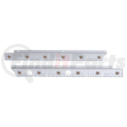 10996939 by PANELITE - CAB PANEL PAIR PB 579 ULTRALOFT SHORT HOOD 2.5" WIDE (6) 3/4" RD LEDS W/2BH SS