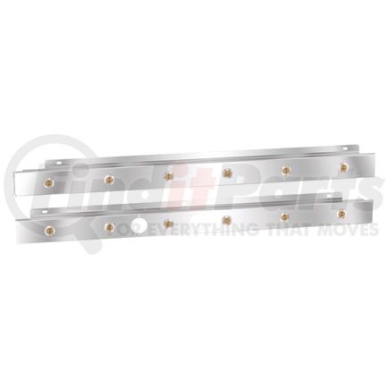 10996973 by PANELITE - CAB PANEL PAIR PB 567 ULTRALOFT SFA 2.5" W W/(6) 3/4" RD AMBER LED & (2) BH SS