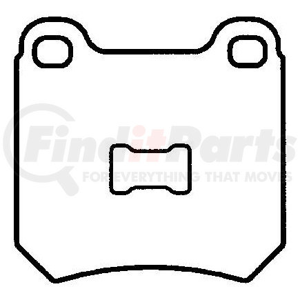 D110 by BENDIX - DISC PAD PKG