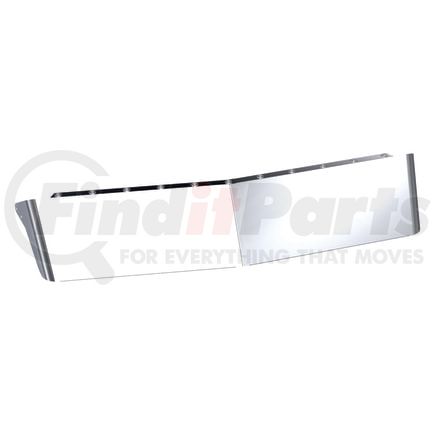 20731103 by PANELITE - SUNVISOR, KW AEROCAB 13" DROP STYLE B-CAB BOLTLESS (11) 3/4" AMBER CLEAR LED