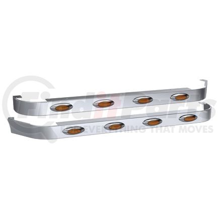 20982500 by PANELITE - SLEEPER SKIRT PAIR KW T680/T880/W990 CME 52" W/O EXT 2.5" W W/M5 AMBER LED (4)