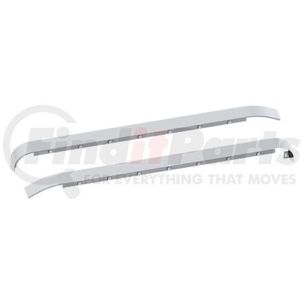 20982906 by PANELITE - SLEEPER SKIRT PAIR KW '07 EXHAUST 62" LONG W/ 3/4" RD CLEAR UNDERLIT LED (7)