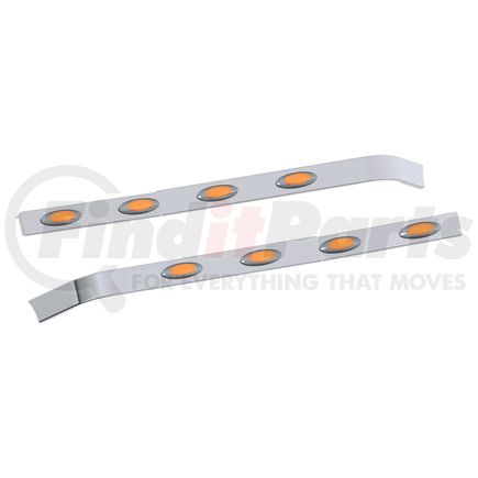 20982551 by PANELITE - SLEEPER SKIRT PAIR KW T680/T880 40" LONG W/EXT CME 2.5" WIDE W/M5 AMBER LED (4)