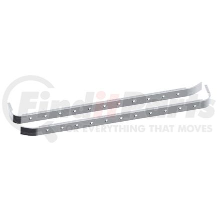 20982945 by PANELITE - SLEEPER SKIRT PAIR KW '07+ 86" LONG NO EXT W/ 3/4" RD AMBER CLEAR LED (11)