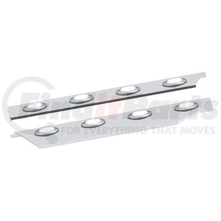 20992562 by PANELITE - CAB SKIRT PR KW T680/T880 UNDERBDY EXH FOR USE W/SLEEP W/M5 AMBER CLEAR LED (4)