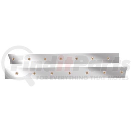 20992961 by PANELITE - SKIRT - CAB KW MLU T680 MH DUAL CME '22+ 4" WIDE W/ 3/4" RD AMBER LEDs (7)