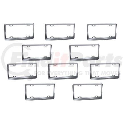 30111010 by PANELITE - LICENSE PLATE BEZEL EACH W/FREIGHTLINER ETCHED BULK PACK 10_x000D_