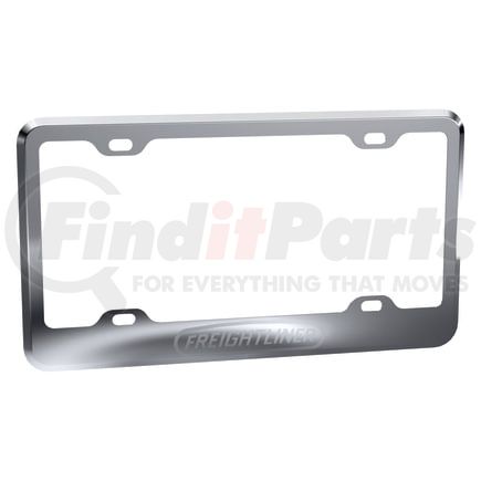 30111000 by PANELITE - LICENSE PLATE BEZEL EACH W/FREIGHTLINER ETCHED SS