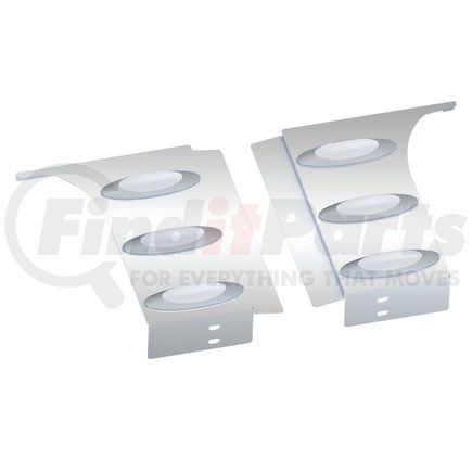 40682104 by PANELITE - PANEL-HOOD EXTENSION PAIR INTL HX 520 W/M1 AMBER CLEAR LED (3)