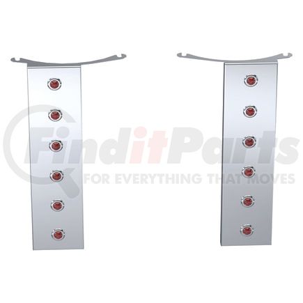 40742903 by PANELITE - BAR-A/C LITE, REAR HX620 '22+ W/ 3/4"RD RED (6)