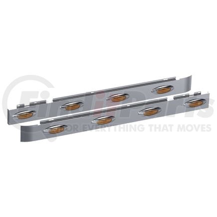 40982121 by PANELITE - SLEEPER PANEL PAIR 51" INT HX520/620 EXT W/(4) M1 AMBER LEDS SS