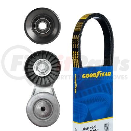 3007 by GOODYEAR BELTS - Serpentine Belt Drive Component Kit