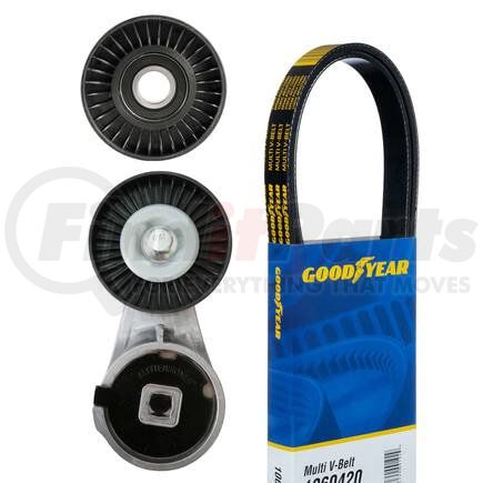 3017 by GOODYEAR BELTS - Serpentine Belt Drive Component Kit