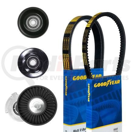 3033 by GOODYEAR BELTS - Serpentine Belt Drive Component Kit