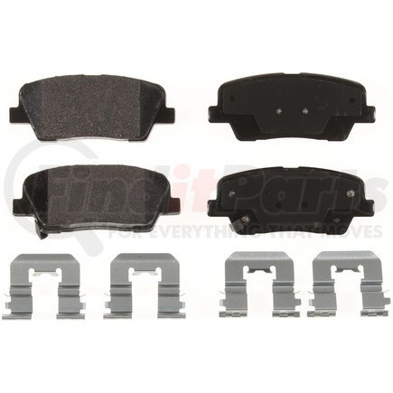 D1284 by BENDIX - CQ Disc Pad Set