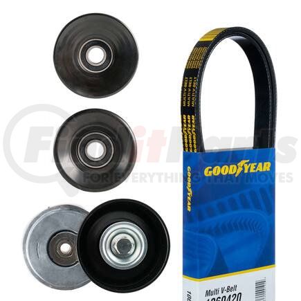 3052 by GOODYEAR BELTS - Serpentine Belt Drive Component Kit