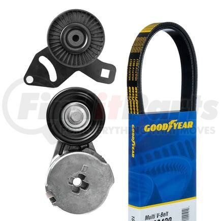 3076 by GOODYEAR BELTS - Serpentine Belt Drive Component Kit