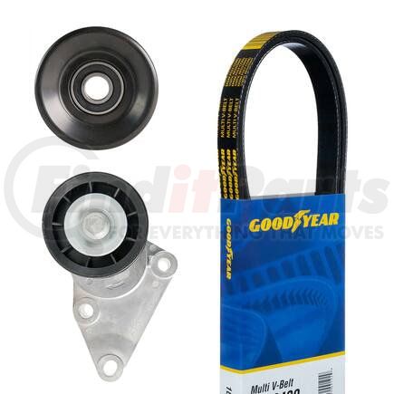 3083 by GOODYEAR BELTS - Serpentine Belt Drive Component Kit