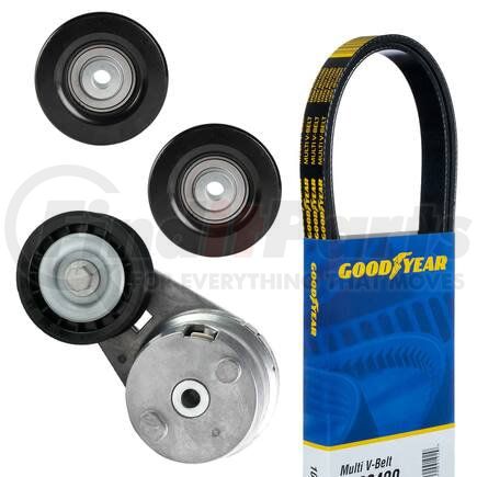 3099 by GOODYEAR BELTS - Serpentine Belt Drive Component Kit