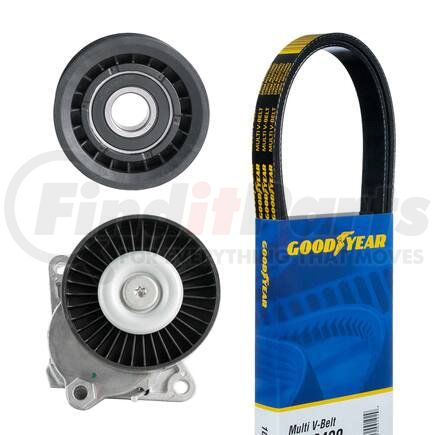 3102 by GOODYEAR BELTS - Serpentine Belt Drive Component Kit