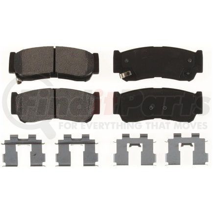 D1297 by BENDIX - CQ Disc Pad Set