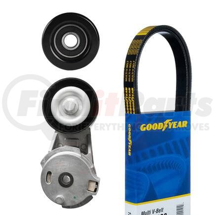 3111 by GOODYEAR BELTS - Serpentine Belt Drive Component Kit