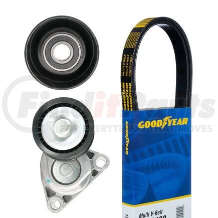 3132 by GOODYEAR BELTS - Serpentine Belt Drive Component Kit