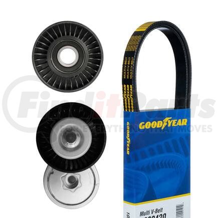 3148 by GOODYEAR BELTS - Serpentine Belt Drive Component Kit