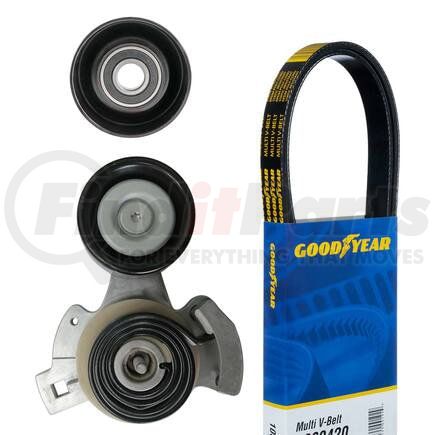 3140 by GOODYEAR BELTS - Serpentine Belt Drive Component Kit