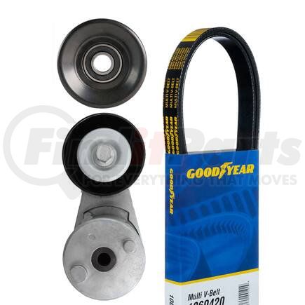 3141 by GOODYEAR BELTS - Serpentine Belt Drive Component Kit