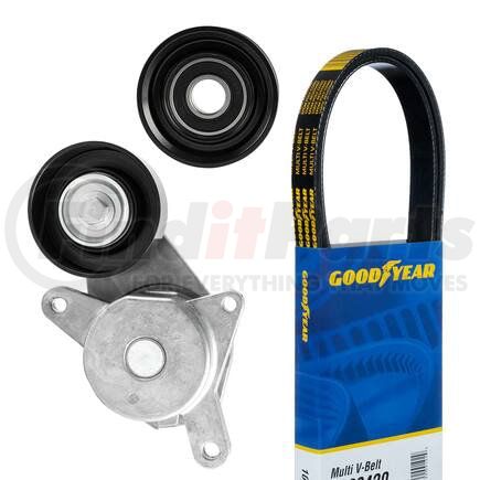 3168 by GOODYEAR BELTS - Serpentine Belt Drive Component Kit